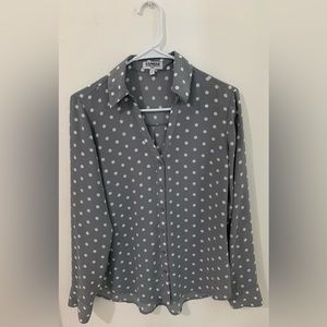 Express The Portofino Shirt Slim Fit Size S 100% Polyester